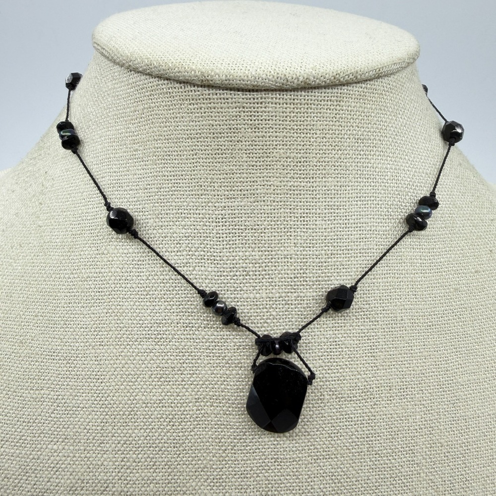 Y2K Black Statement Necklace Layeringa Gothic Chunky Celestial Gift Classic